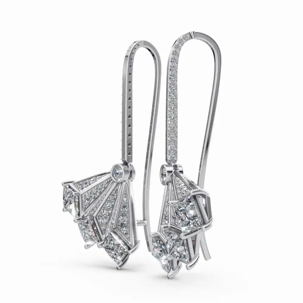 Venus’ Celestial Arc Designer Earrings