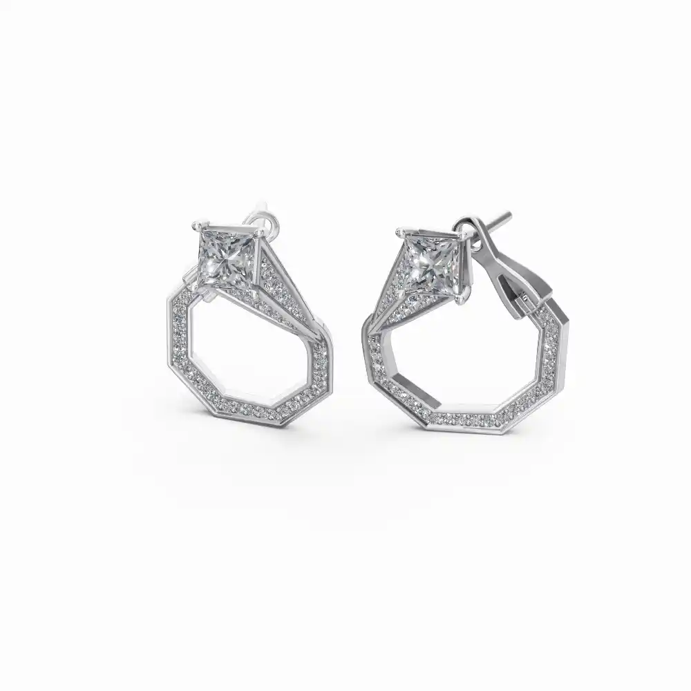 Victoria’s Timeless Structure Diamond Earrings