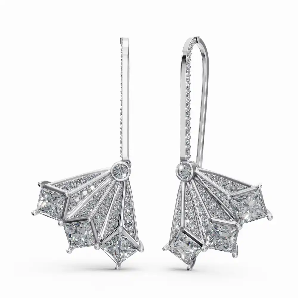 Venus’ Celestial Arc Designer Earrings