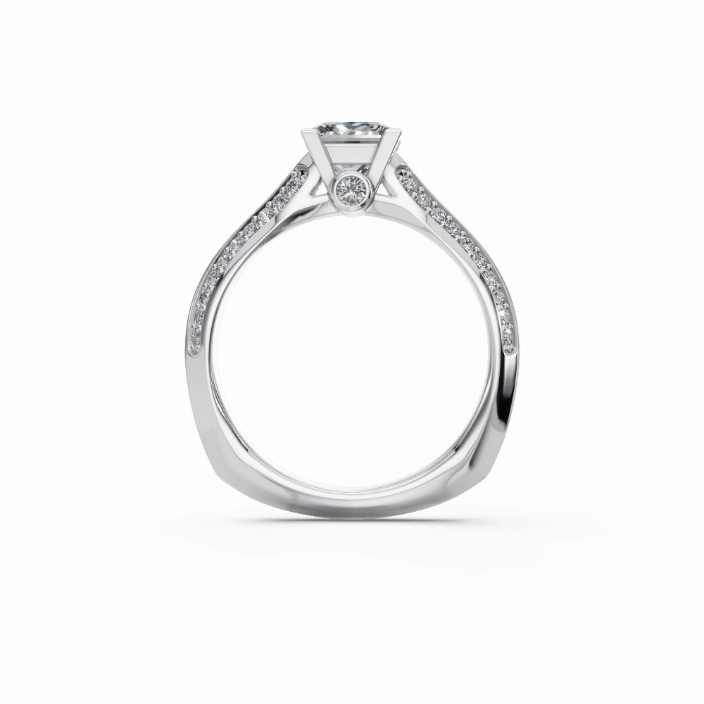 Marie's Princess Diamond Engagement Ring