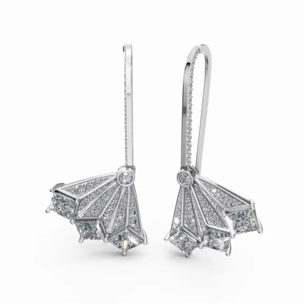 Venus’ Celestial Arc Designer Earrings