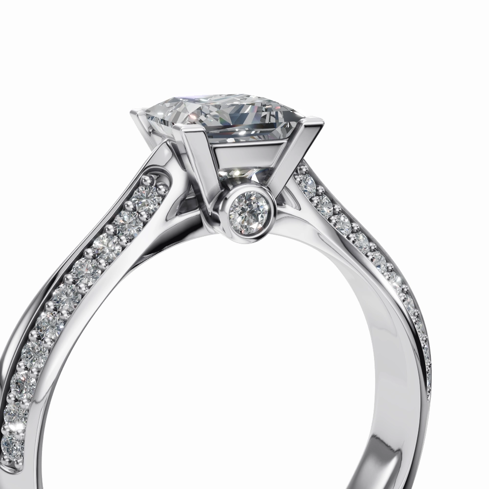 Marie's Princess Diamond Engagement Ring